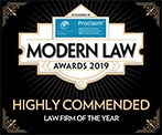 Modern Law Awards 2019 Highly Commended